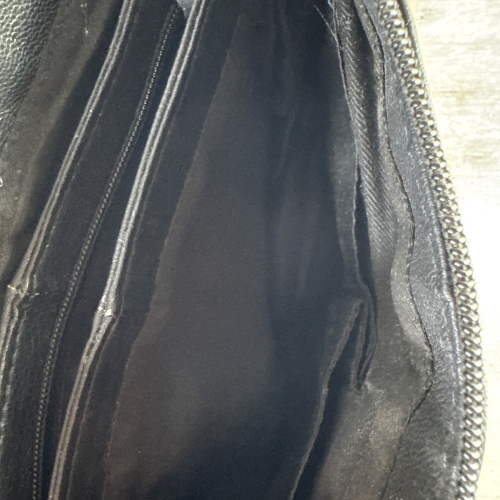 GREAT AMERICAN LEATHERWORKS ~ BLACK CROSSBODY PURSE - Picture 6 of 8